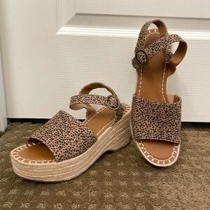 Wedge heeled sandals